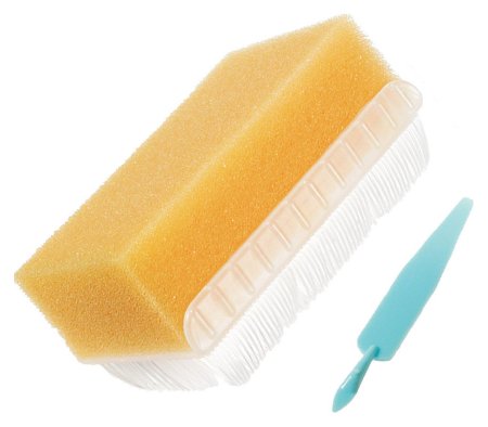 Brush Scrub Impregnated Scrub Brush BD E-Z Scrub™ Polyethylene Bristles / Sponge Blue Chloroxylenol (PCMX) 3% (30/BX 10BX/CS) by BD  ID 371163